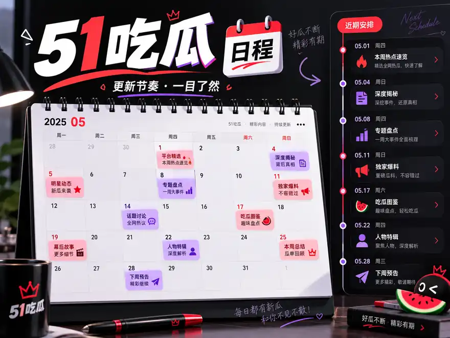 栏目更新状态与策划主题图